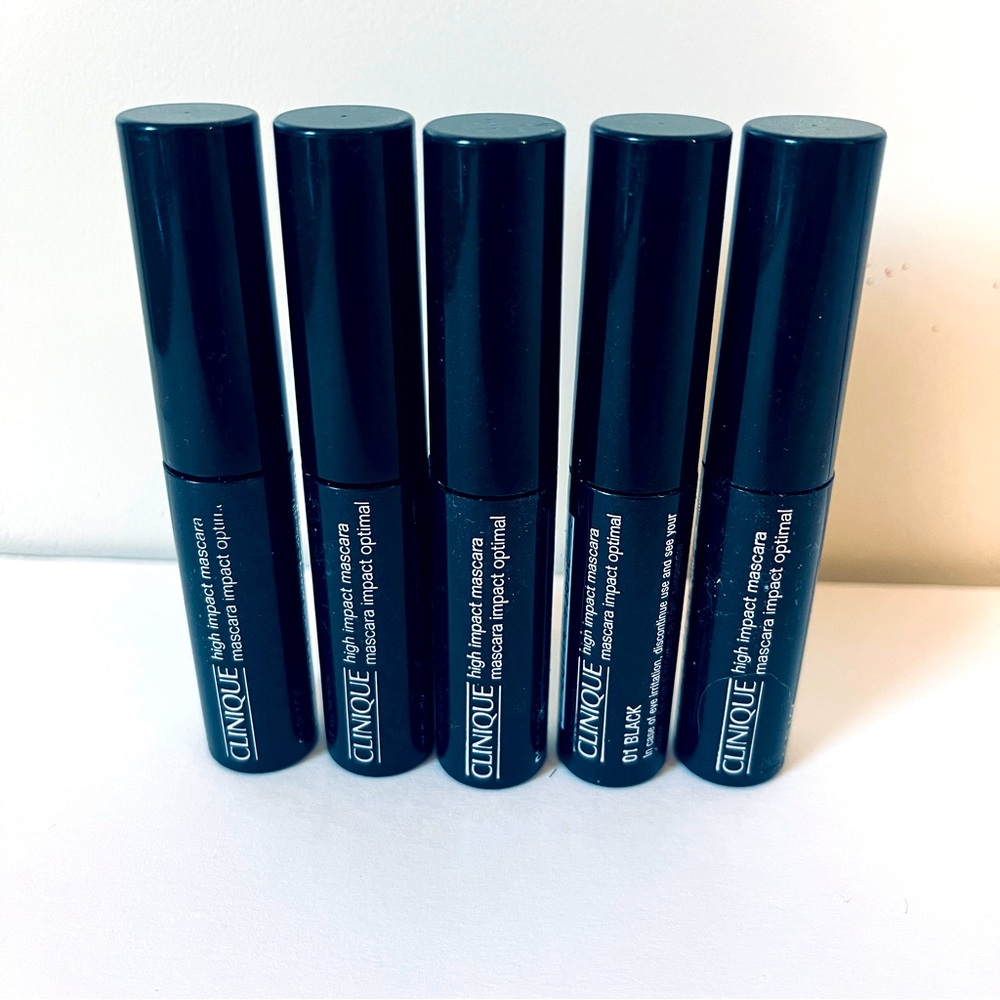 5x✨ NEW Clinique Mini High Impact Mascara (Set of 5)